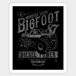 Bigfoot Monster Truck Sticker